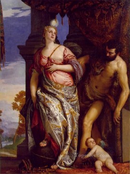 パオロ・ヴェロネーゼ Painting - 知恵と強さの寓話 ルネサンス パオロ・ヴェロネーゼ
